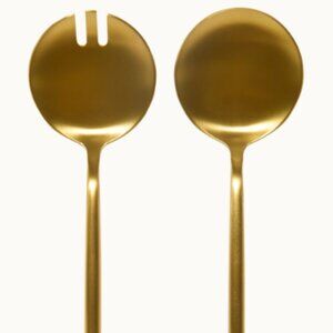 Taja Salad Servers - Gold